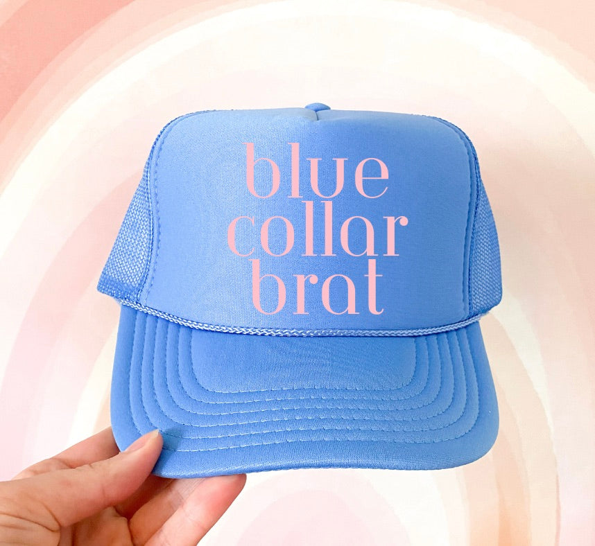 Blue Collar Brat Trucker Hat