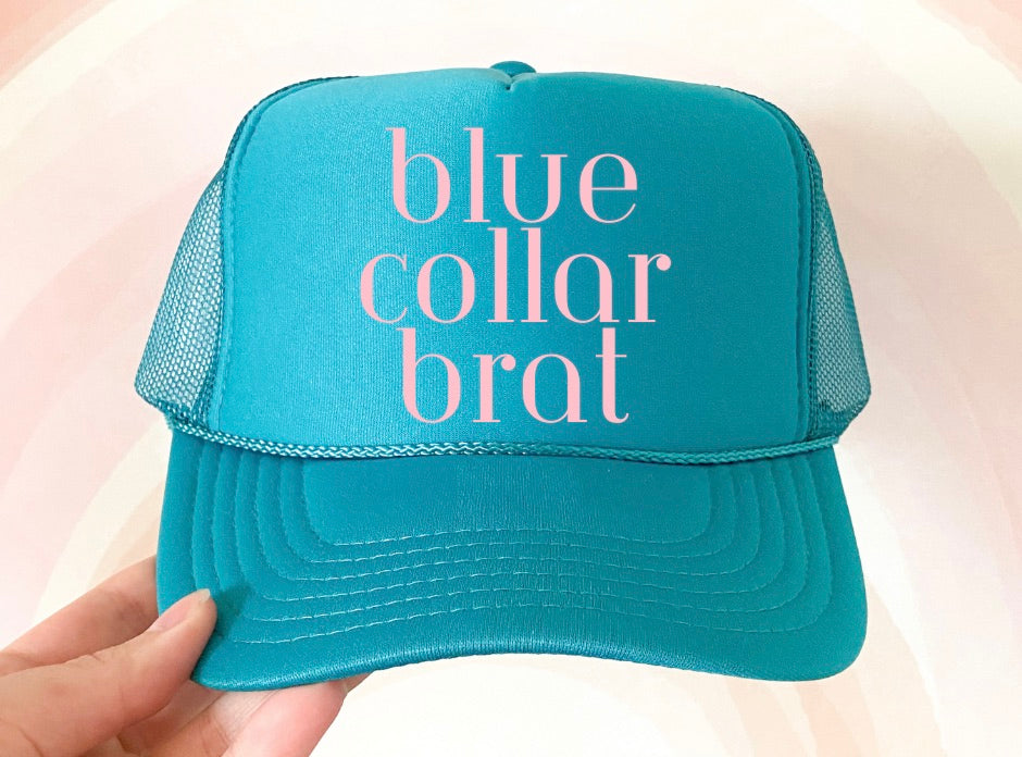 Blue Collar Brat Trucker Hat